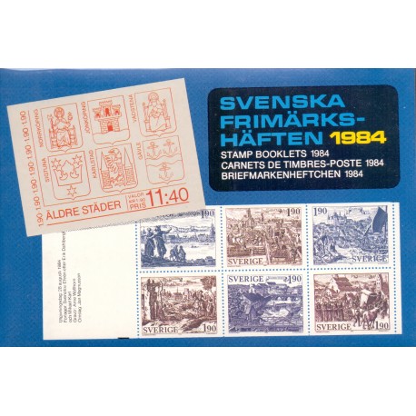 svenska frimärkshäften 1984