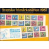 svenska frimärkshäften 1987