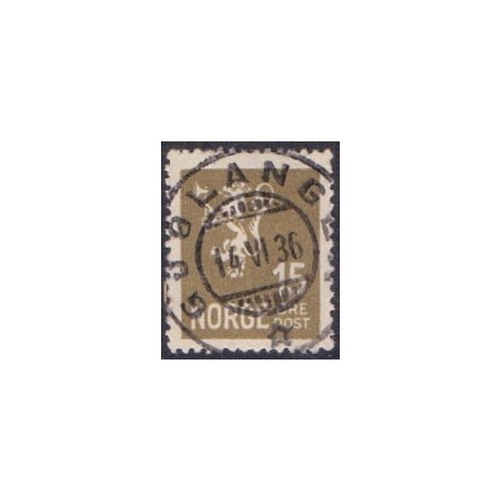 1926. Ny Løvetype. LUX -Stemplet AFA nr. 119
