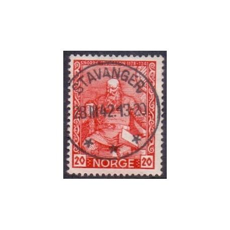 1941. Snorre Sturlason. LUX -Stemplet AFA nr. 266