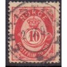 1893-98. Posthorn. LUX -Stemplet AFA nr. 56Ba
