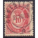 1893-98. Posthorn. LUX -Stemplet AFA nr. 56Ba