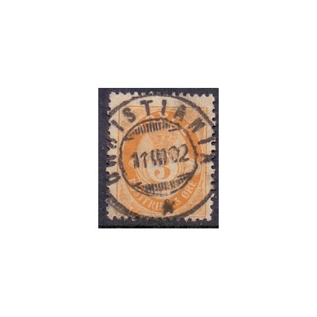 1893-98. Antiqua. LUX -Stemplet AFA nr. 52B