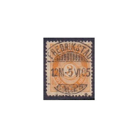 1893-98. Antiqua. LUX -Stemplet AFA nr. 52B