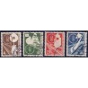 Vesttyskland. 1953 Trafikudstilling AFA 1130-33 stemplet