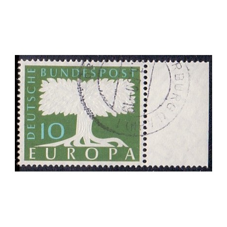 Vesttyskland. 1957. Europamærke Vm XV, AFA nr, 1231a, stemplet