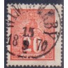Sverige. 1862. Løvetegning  20 Øre, rød. AFA nr. 16 **, postfrisk stemplet FDC st,