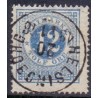 Sverige. 1872. Ringtype 12 Øre. Blå. AFA nr. 21 **, postfrisk stemplet FDC st,