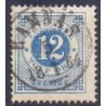 Sverige. 1877. Ringtype 12 Øre.  AFA nr. 21B * postfrisk stemplet FDC st,