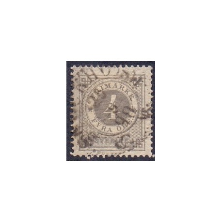 Sverige. 1886. Ringtype (med posthorn) 4 Øre, AFA nr 31 **   postfrisk stemplet FDC st,
