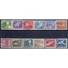 Sverige. 1936, Postvæsnets 300 år, 5  Øre-1 Kr. AFA 231-42 st.**  postfrisk stemplet FDC st,