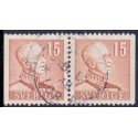 Sverige. 1939-41. Kong Gustav V. 15 Øre. AFA 266Cv/Ch **  postfrisk stemplet FDC st,