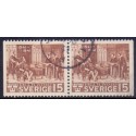 Sverige. 1941. Svensk bibeloversættelse, 3 sider, AFA nr. 287Cv & 287Ch **    postfrisk stemplet FDC st,
