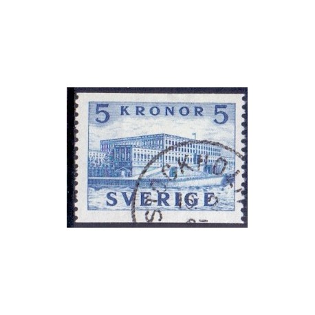 Sverige. 1941. Stokholm slot 5 Kr, tk lodret AFA nr 291A  **   postfrisk stemplet FDC st,