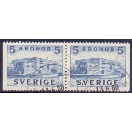 Sverige. 1941. Stokholm slot 5 Kr, AFA nr. 291Cv & 291Ch **   postfrisk stemplet FDC st,