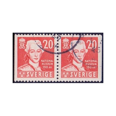 Sverige. 1942. Nationalmuseet, AFA nr 297Cv & 297Ch ** postfrisk stemplet FDC st,