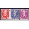 Sverige. 1943. Kong Gustav V 85 år,20-60 Øre,  AFA nr 303-05 **   postfrisk stemplet FDC st,