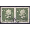 Sverige. 1943. Oscar Montelius fødsel. AFA nr.  308Cv & 308Ch ** postfrisk stemplet FDC st,
