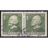Sverige. 1943. Oscar Montelius fødsel. AFA nr.  308Cv & 308Ch ** postfrisk stemplet FDC st,
