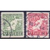 Sverige. 1944. Søkort 300-års jubilæum. 5-60 Øre, AFA nr. 310-11  ** postfrisk stemplet FDC st,