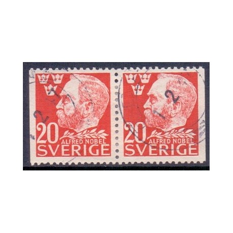 Sverige. 1946. Alfred Nobel. AFA nr. 331Cv & 331Ch **    postfrisk stemplet FDC st,