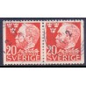 Sverige. 1946. Alfred Nobel. AFA nr. 331Cv & 331Ch **    postfrisk stemplet FDC st,