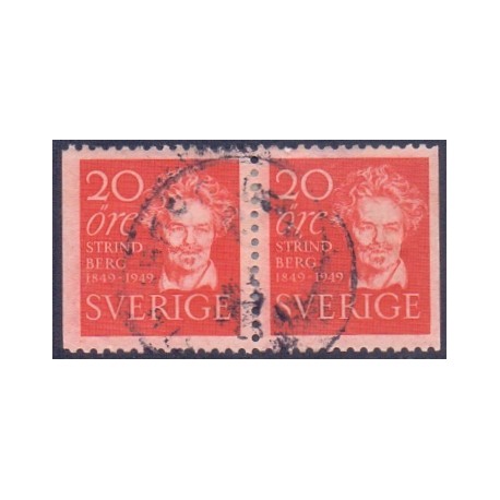 Sverige. 1949. August Strindberg,.AFA nr. 352Cv & 352Ch **   postfrisk stemplet FDC st,
