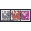 Sverige. 1952. Farve og suppleringsværdier, AFA nr. 375-81 ** (7)   postfrisk stemplet FDC st,