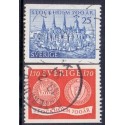 Sverige. 1953. Stockholm, 25 Øre-1,70 Kr, AFA nr. 389-90 **  postfrisk stemplet FDC st,