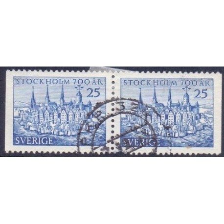 Sverige. 1953. Stockholm,  AFA nr. 389Cv & 389Ch **  postfrisk stemplet FDC st,