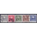 Sverige. 1954. Helleristninger, 50-90 Øre, AFA nr. 402-06 **   postfrisk stemplet FDC st,