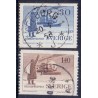 Sverige. 1958. 10 års helikopterpost, 30 Øre-1,40 kr. AFA nr. 440-41 **   postfrisk stemplet FDC st,