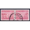 Sverige. 1960. Frivilliga Skytteväsendets jubilæum, i vandret par. AFA 465Cv/Ch. **  postfrisk stemplet FDC st,