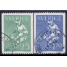 Sverige. 1963. VM i ishockey. AFA nr. 508-09 **  postfrisk stemplet FDC st,