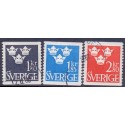 Sverige. 1967. Suppleringsværdier  1,80-2,80 kr. AFA nr 576-78 **  postfrisk stemplet FDC st,