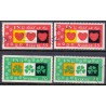 Sverige. 1970. FN 25 års jubilæum, 55-70 Øre. AFA nr. 696-97A  ** (4)    postfrisk stemplet FDC st,