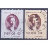 Sverige. 1971. Kvinders valgret 45 Øre-1 kr. AFA nr. 708-09 **    postfrisk stemplet FDC st,