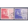 Sverige. 1971. Flygtninge 71, 40-55 Øre. AFA nr. 710-11 **   postfrisk stemplet FDC st,