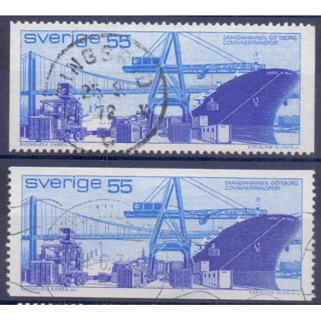 Sverige. 1971. Containertransport, 55 Øre. AFA nr. 716-16A **    postfrisk stemplet FDC st,