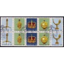Sverige. 1971. Rigsregalier. AFA nr. 729Co-733Cn ** (5 par)  postfrisk stemplet FDC st,