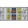 Sverige. 1971. Rigsregalier. AFA nr. 729Co-733Cn ** (5 par)  postfrisk stemplet FDC st,
