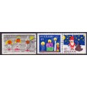Sverige. 1972. Julefrimærker 45-75 Øre. AFA nr. 789Cv-91 ** (par +1)   postfrisk stemplet FDC st,