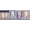 Sverige. 1972. Nobelpristagere 1912, 60 Øre-1 kr. AFA nr. 792-95 **   postfrisk stemplet FDC st,