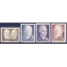 Sverige. 1972. Nobelpristagere 1912, 60 Øre-1 kr. AFA nr. 792-95 **   postfrisk stemplet FDC st,