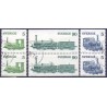 Sverige. 1975. Damplokomotiver i par. AFA nr. 919Co-921Cn ** (3 par)    postfrisk stemplet FDC st,