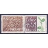 Sverige. 1976. Svensk Frøkontrol i parstykke. AFA nr. 949-50 **  postfrisk stemplet FDC st,