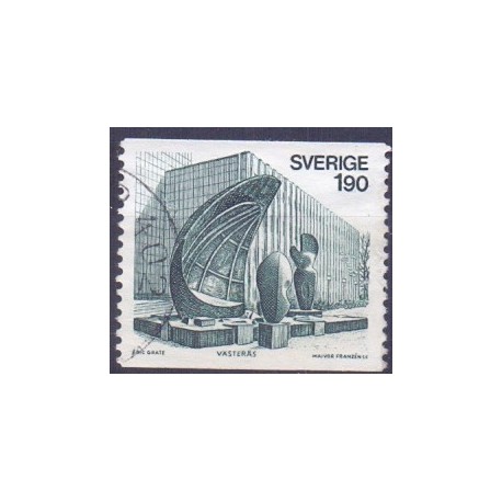 Sverige. 1976. Skulptur. 1,90 Kr. AFA nr. 942 **   postfrisk stemplet FDC st,