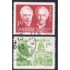 Sverige. 1977. Nobelpristagere 1919 1,10-1,40 kr. AFA nr. 1016-17 **    postfrisk stemplet FDC st,