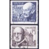 Sverige. 1978. Nobelpristagere 1918 1,30-1,70 kr. AFA nr. 1057-58 **   postfrisk stemplet FDC st,