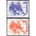 Sverige. 1979. Bandy. 1,05-2,50 kr. AFA nr. 1059-60 **   postfrisk stemplet FDC st,
